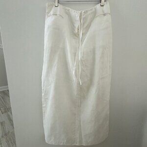 Max Studio Maxi Linen Skirt